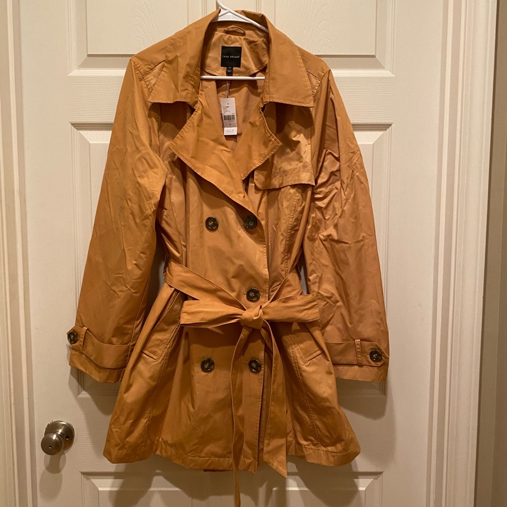 Lane Bryant Size 18/20 Women's Tan Trench Coat